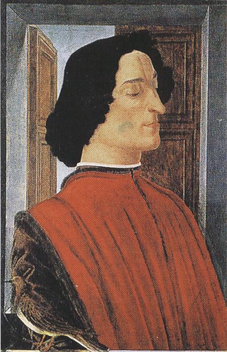 Sandro Botticelli Portrait of Giuliano de'Medici (mk36)